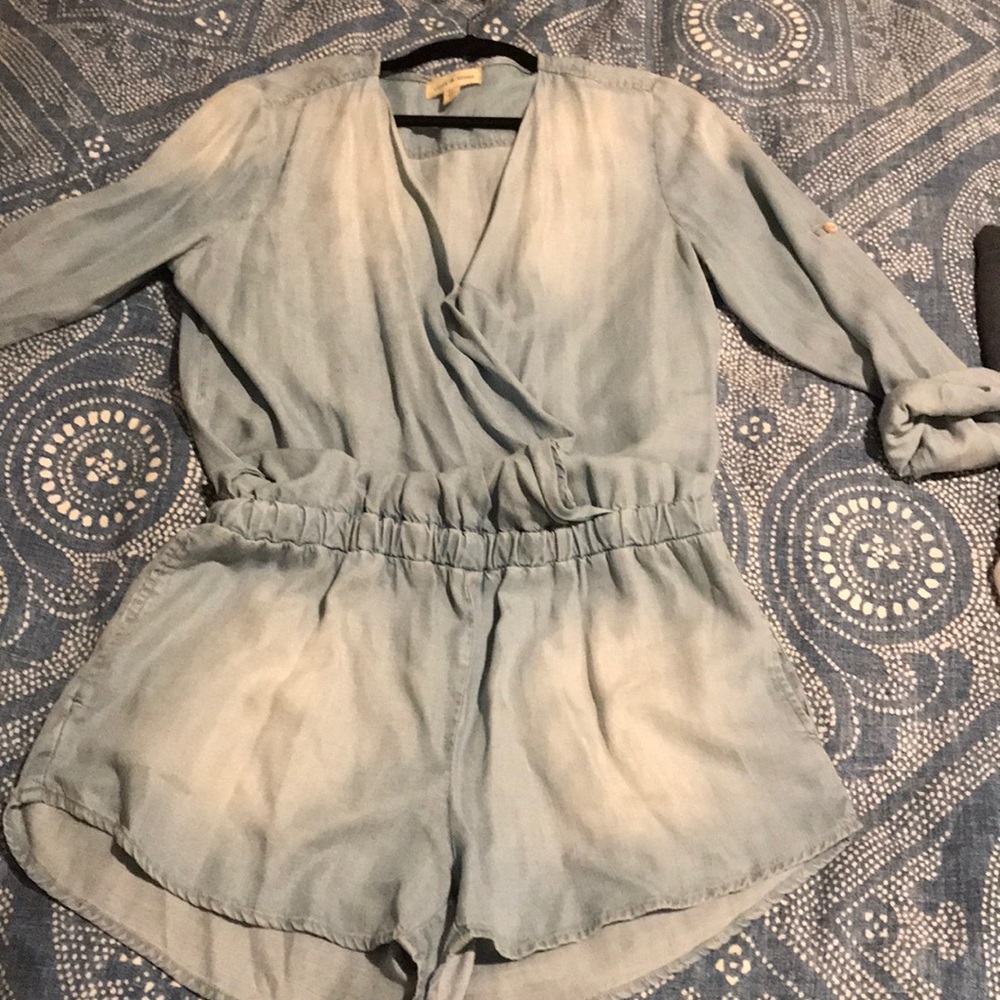 Cloth and Stone denim romper
